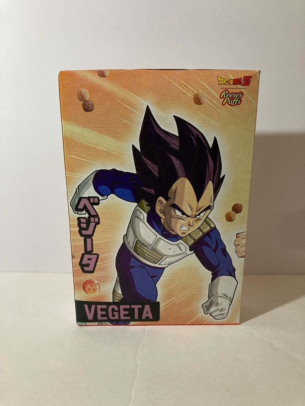 General Mills Dragon Ball Z Limited Edition Reese's Puffs Cereal Box 11.5 oz